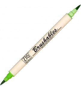 Caneta Brushables Ponta Dupla Kuretake Spring Green