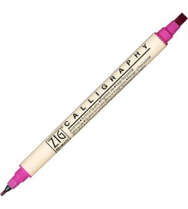 Caneta Caligrafia Artística Zig 025 Pink Kuretake 