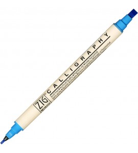 Caneta Caligrafia Artística Zig  031 Baby Blue  Kuretake 