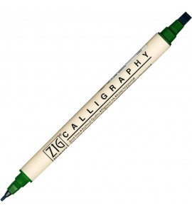 Caneta Caligrafia Artística Zig 040 Green Kuretake 