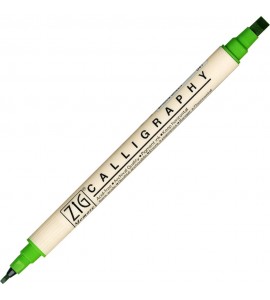 Caneta Caligrafia Artística Zig 047 Spring Green Kuretake