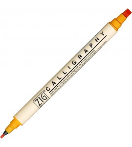 Caneta Caligrafia Artística Zig 052 Apricot Kuretake 