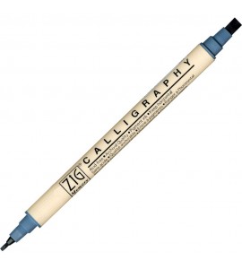 Caneta Caligrafia Artística Zig 092 Steel Gray Kuretake 