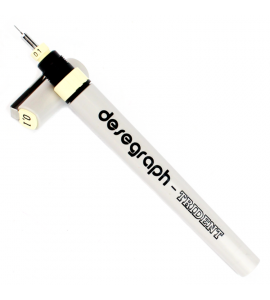 Caneta Nanquim Recarregável Trident Desegraph 0.1mm