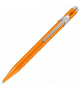 Caneta Caran d'Ache Esferográfica Popline 849 Fluo Laranja