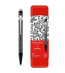 Caneta Esferográfica Caran d'Ache 849 Keith Haring Black