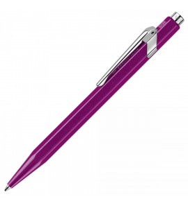 Caneta Caran d'Ache Esferográfica Popline 849 Metal Violeta