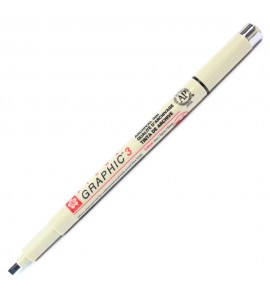 Caneta Pigma Graphic Sakura 3.0mm Preto