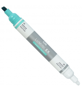 Caneta Marca-Texto Lumini EX CIS Ponta Dupla Verde