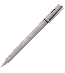 Caneta Nanquim Uni Pin 200 Uni-Ball 0.5 Cinza Claro