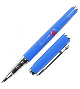 Caneta Tinteiro Yiren Blue Fashion Pena Fina 3127 