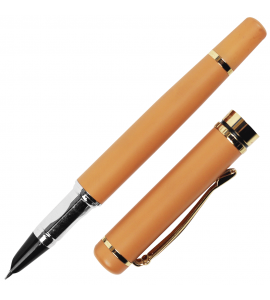 Caneta Tinteiro Yiren Raw Siena Pena Fina 3156 