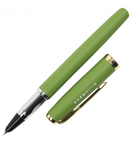 Caneta Tinteiro Yiren Matte Green Pena Fina 3180 