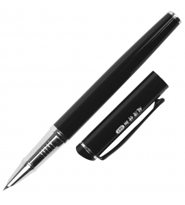 Caneta Tinteiro Yiren Cristal Black Pena Fina 397 