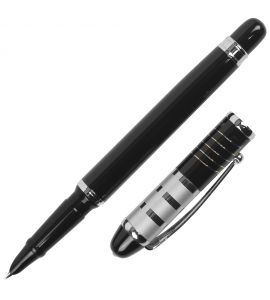 Caneta Tinteiro Yirem Black Grey Pena Fina 805