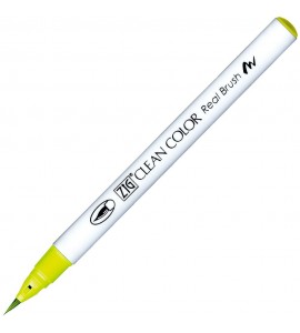 Caneta Zig Clean Color Real Brush Kuretake 408 Apple Green