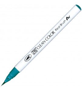 Caneta Zig Clean Color Real Brush Kuretake 310 Aquamarine 