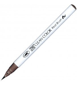Caneta Zig Clean Color Real Brush Kuretake 606 Burnt Umber