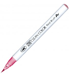 Caneta Zig Clean Color Real Brush Kuretake 213 Cherry Pink 