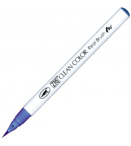 Caneta Zig Clean Color Real Brush Kuretake 316 Iris Blue