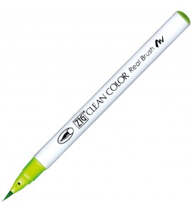 Caneta Zig Clean Color Real Brush Kuretake 410 Leaf Green
