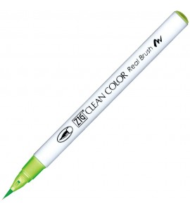 Caneta Zig Clean Color Real Brush Kuretake 409 Lime Green 