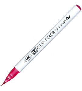 Caneta Zig Clean Color Real Brush Kuretake 212 Magenta Pink