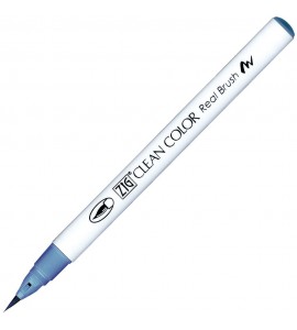 Caneta Zig Clean Color Real Brush Kuretake 312 Overcast Blue