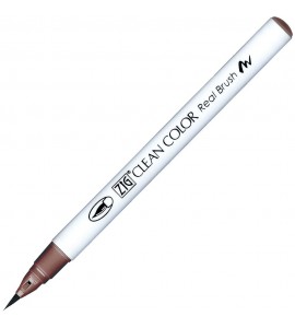 Caneta Zig Clean Color Real Brush Kuretake 605 Sepia