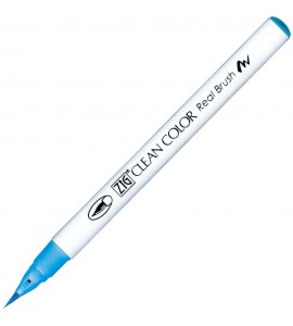 Caneta Zig Clean Color Real Brush Kuretake 309 Sky Blue 