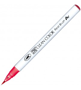 Caneta Zig Clean Color Real Brush Kuretake 210 Strawberry Red