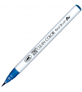 Caneta Zig Clean Color Real Brush Kuretake 314 True Blue