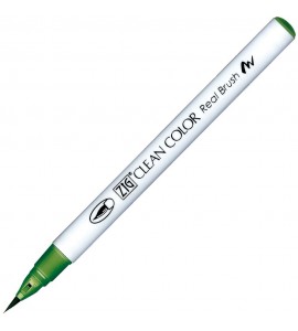 Caneta Zig Clean Color Real Brush Kuretake 412 True Green