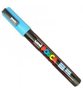 Caneta Posca Uni Ball PC-3M Azul Claro