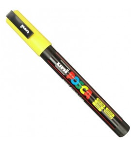 Caneta Posca Uni Ball PC-3M Amarelo