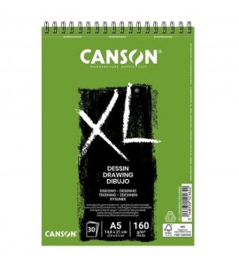 Bloco de Papel Canson XL Dessin 160g/m² A5
