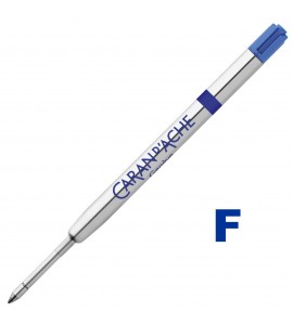 Refil Para Caneta RollerBall Caran d'Ache F Azul