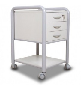 Carrinho Tubular 03 Gavetas Trident