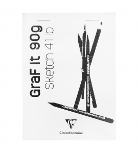 Bloco de Papel Para Desenho Branco Graf It A6 80 Folhas