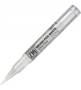 Caneta Pincel Branca Ultra Fina Kuretake