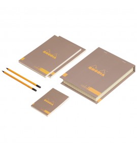 Conjunto The Essential Color Box Rhodia Taupe