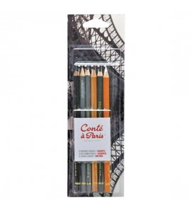 Kit de Lápis Conté à Paris Crayon e Grafite