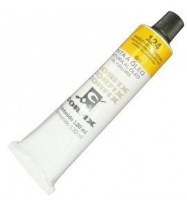 Tinta a Óleo Corfix 120ml 124 Amarelo Cádmio Escuro G1