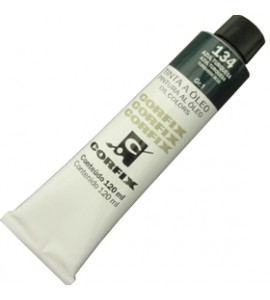 Tinta a Óleo Corfix 120ml 134 Azul Turquesa G1