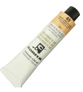 Tinta a Óleo Corfix 120ml 049 Amarelo Nápoles Carne G1