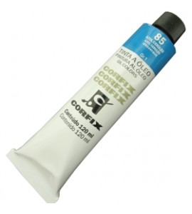 Tinta a Óleo Corfix 120ml 085 Azul Cerúleo G1