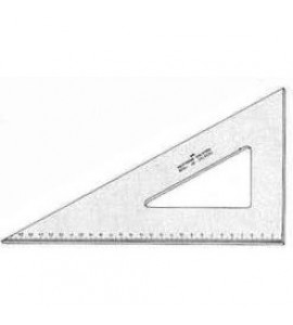 Esquadro Para Desenho com Graduação Acrílico 60° 16cm 1616