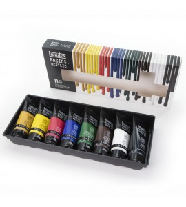 Estojo Tinta Acrílica Liquitex 06 Cores Basics 75ml 