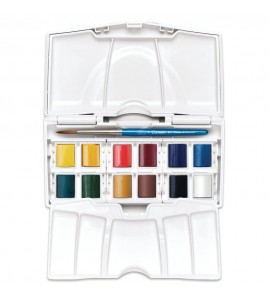 Estojo Tinta Aquarela Pastilha Cotman Winsor & Newton Pocket Plus