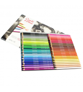 Estojo Lápis Pastel Seco Conté 48 Cores